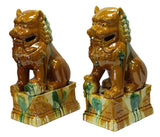 Yellow Foo Dogs - Chinese lions - Fengshui