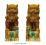 Yellow Foo Dogs - Chinese lions - Fengshui