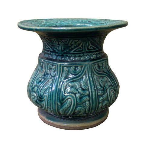 green jar - ceramic pot - Chinese art