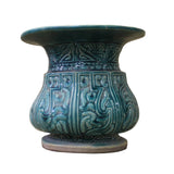 green jar - ceramic pot - Chinese art