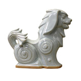 White Dog - Ceramic Dog - Dog Figure