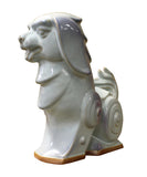 White Dog - Ceramic Dog - Dog Figure
