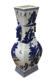 blue white vase - Chinese vase - porcelain vase