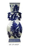 blue white vase - Chinese vase - porcelain vase