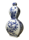 blue white vase - Chinese vase - porcelain vase