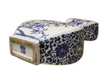 blue white vase - Chinese vase - porcelain vase