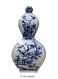 blue white vase - Chinese vase - porcelain vase