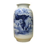 blue white vase - Chinese vase - porcelain vase