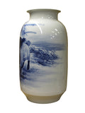 blue white vase - Chinese vase - porcelain vase