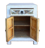 off white cabinet - side cabinet - nightstand