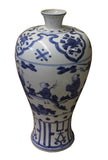 blue white vase - Chinese vase - porcelain vase