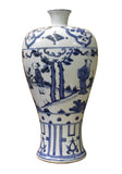 blue white vase - Chinese vase - porcelain vase