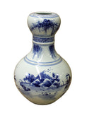 blue white vase - Chinese vase - porcelain vase