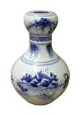 blue white vase - Chinese vase - porcelain vase