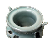Chinese Ru Ware Celadon Ceramic Ding Incense Burner Display