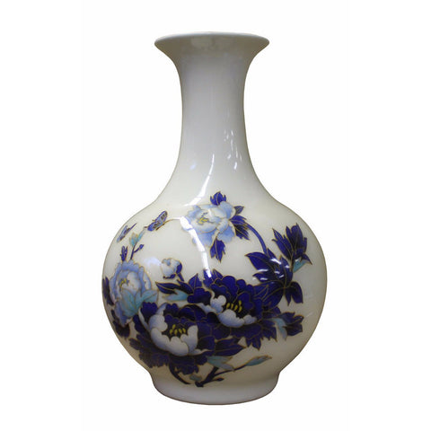 porcelain vase- porcelain container - porcelain holder