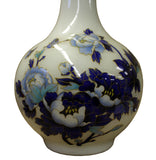 white vase - porcelain vase - fish flower vase