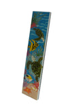 Chinese Porcelain Turtle Fishes Wall Hanging Art cs258S