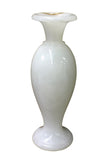 vase - stone vase- white vase