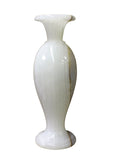 vase - stone vase- white vase