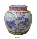 Chinese Zisha Clay Color Scenery Container Jar cs2634S