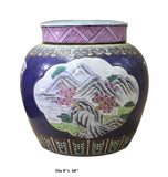 Chinese Zisha Clay Color Scenery Continer Jar cs2635S