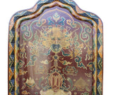 wall panel - Tibetan panel - vintage plaque