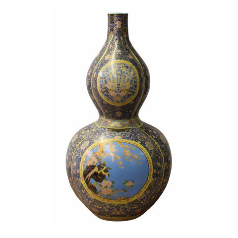 gourd shape - porcelain vase - Chinese vase