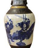 Ceramic Vase - White Vase - Chinese scenery