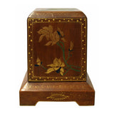 lacquer box - vintage wood box - Chinese box