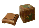 lacquer box - vintage wood box - Chinese box