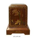 lacquer box - vintage wood box - Chinese box
