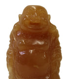 yellow soap stone Happy Buddha - Laughing Buddha