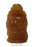 yellow soap stone Happy Buddha - Laughing Buddha