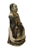 clay emperor statue 