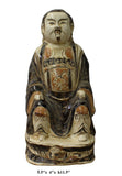 clay emperor statue 