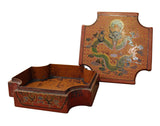 lacquer box - dragon phoenix - Chinese box