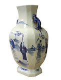 blue and white vase