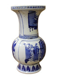 blue white vase - Chinese vase - porcelain vase