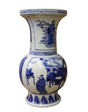 blue white vase - Chinese vase - porcelain vase