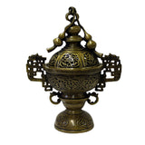 Chinese Oriental Fine Bronze Metal Incense Burner Display 