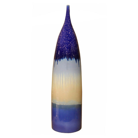 modern Asian tall vase