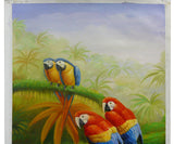 bird oil painiting