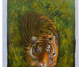 Chinese zodiac tiger oil painting