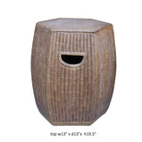 home and garden ceramic stool