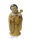 ceramic Tong lady figure with musical instrument 