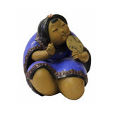 ceramic figure - tong lady - modern Chinese art