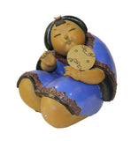ceramic figure - tong lady - modern Chinese art