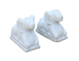 pair lamb statue