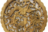 Chinese round shape phoenix wall panel